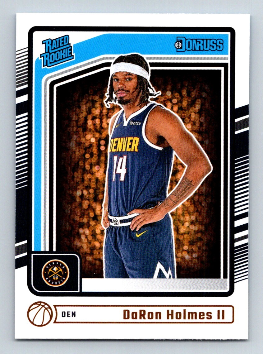 #213 DaRon Holmes II 2024-25 Donruss Rated Rookie Base == RC Nuggets