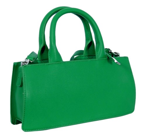 GAELLE PARIS Borsa Donna In Vernice Con Maxi Patch Double G GAACW02239 Verde - Foto 4 di 4