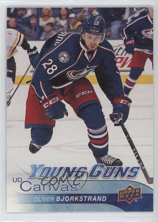 2016-17 Upper Deck UD Canvas Young Guns Oliver Bjorkstrand #C116 1k9