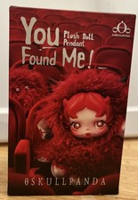 NEW-SEALED SKULLPANDA You Found Me Series Plush Pendant Cerberus Authentic