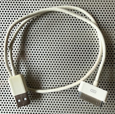Apple Original 30-Pin auf USB A, Kabel, weiß, ca. 0.5 m, für iPod, iPhone, iPad