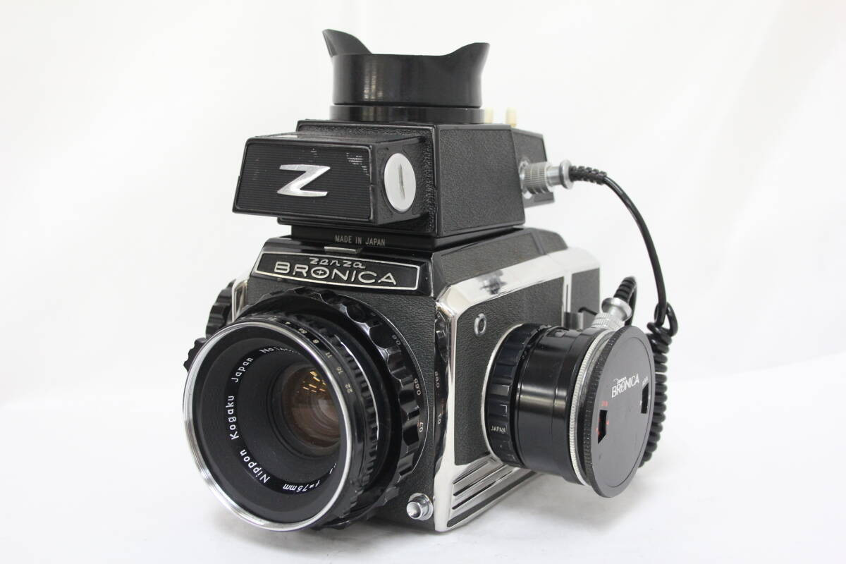 ブロニカ BRONICA S2 A 75mm F2.8&レンズ&露出計(ZENZA BRONICA ブロニカ BRONICA S2 A 75mm F2.8&レンズ&露出計(ZENZA BRONICA