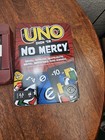 Mattel UNO Show em No Mercy Card Game New Open Case