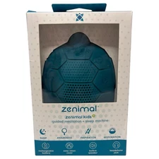 Zenimal Kids 2.0 Guided Meditation Sleep Machine Teal Turtle Sleep Awareness