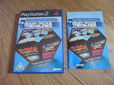 Midway Arcade Treasures 3 ps2 uk pal cib uk tracked post