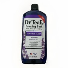 Dr Teals Foaming Bath Sooth And Sleep Lavender 34 Oz New