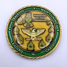 Moneda Desafío Comandante Fort Bliss Academia Mayor Sargentos del Ejército de los Estados Unidos (Z6)