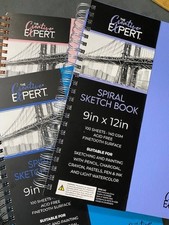 the grative expert spiral sketch book 9x12 100 sheet 140 g 3 pack same picture