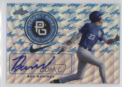 2016 Leaf Perfect Game National Showcase Metal 6/12 Ben Ramirez Auto 0jd0