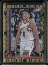 2025-26 Topps Chrome #107 Grayson Allen Yellow Basketball Refractor #/275