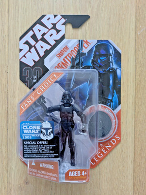 Star Wars Shadow Stormtrooper - Fan's Choice, Saga Legends, 2007, near mint