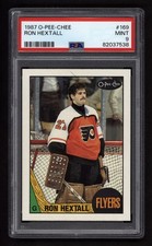 1987 OPC #169 RON HEXTALL ROOKIE CARD PSA 9 MINT. rookie card picture