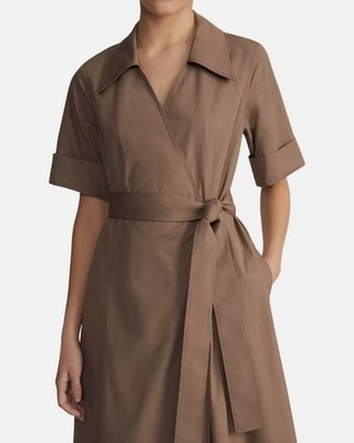 lafayette 148 shirt dress Organic Cotton Poplin Shirt Dress