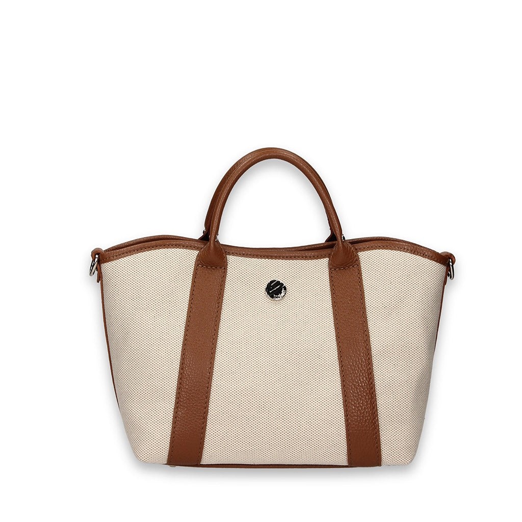Bonfanti tote bag Italian leather structured bag Made in Italy 