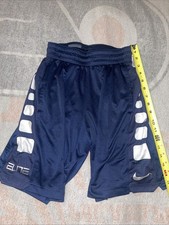 Nike Dri-Fit Youth Shorts Kids Boys Size S Blue Elastic Waist Pull On Athletic