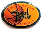 1997 NCAA Final Four Indianapolis College Basketball Event Pin Sports Vintage
