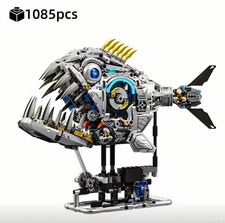 Steampunk Mechanical Piranha DIY Building Kit...