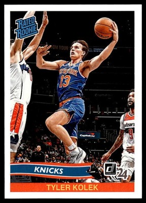 2024-25 Panini Instant Tyler Kolek RATED ROOKIE RETRO 1/152 SP Knicks #RRR-33 RC