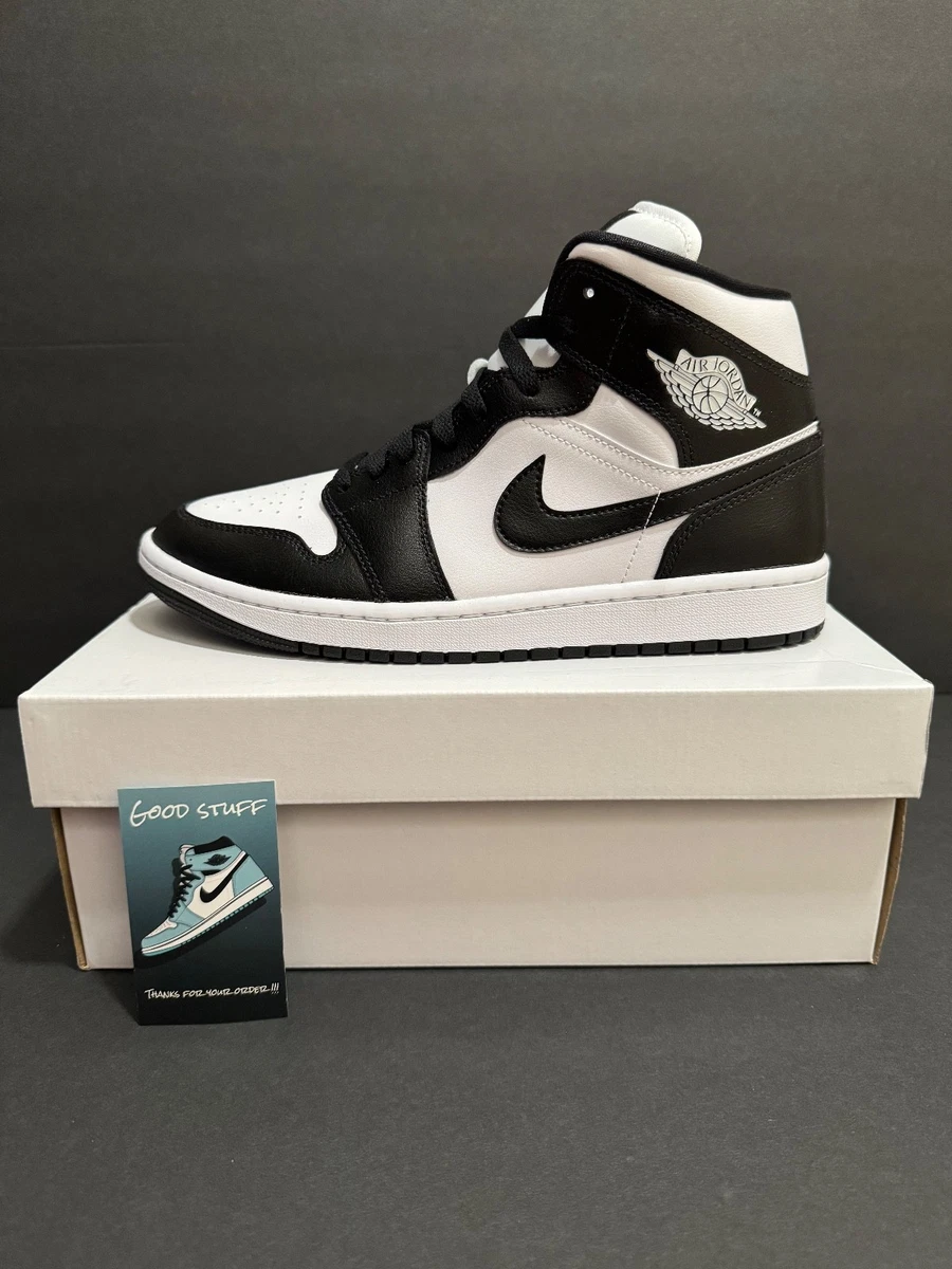 Jordan 1 Mid Black White W | eBay