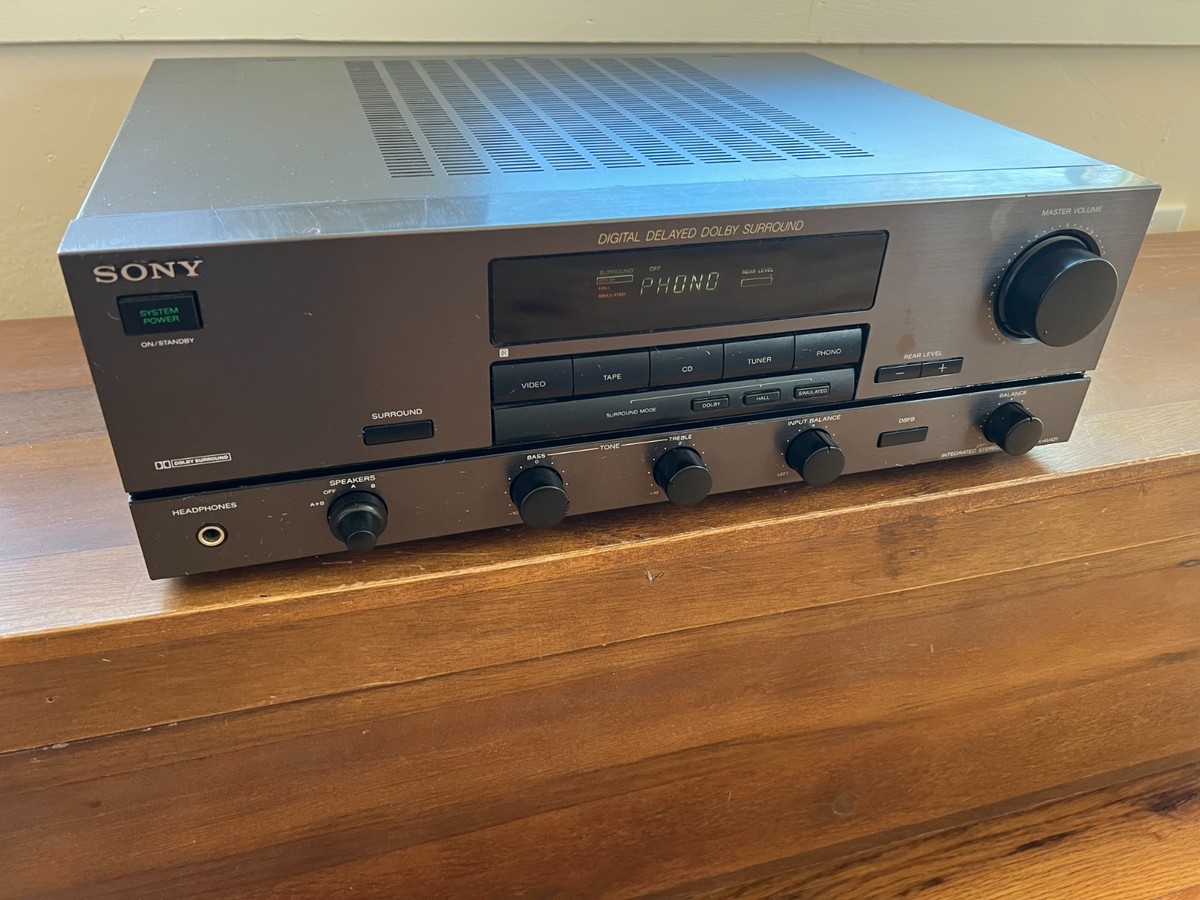 Vintage Sony TA-AV421 Integrated Stereo Amplifier | eBay