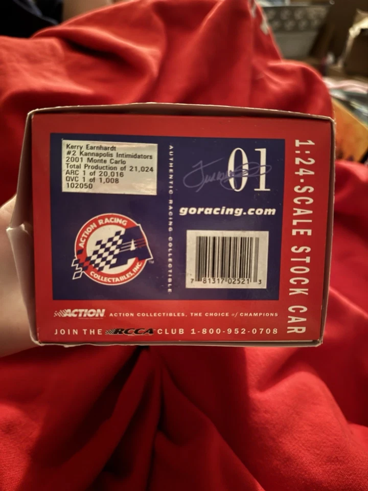 2001 Kerry Earnhardt #2 Kannapolis Intimidators Action ограниченный выпуск 1:24 DEI - Изображение 3 из 4