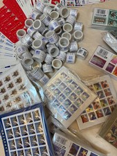 Free Ship -10000 PCS-New sealed. Class 10 rolls of 10000 U S P S - Postage