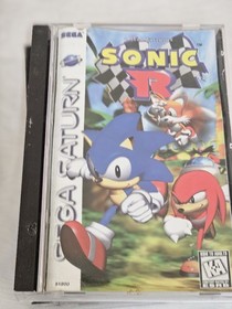 SEGA Sonic R (Sonic the Hedgehog) Sega Saturn Racing Multiplayer 1997 NTSC