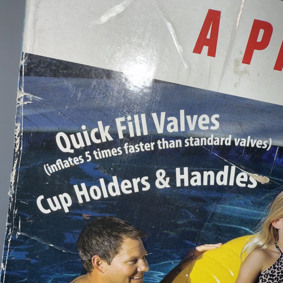 Flotador Derby Pato Inflable Gigante Grande 81x76x44" Sellado 2016 Juego Marca Foto 2 de 4