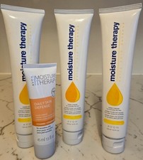 Avon Moisture Therapy Hand Cream Lot 4pc 3 Full Size Travel Jojoba New