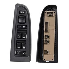 Driver Side Door Lock Switch & Power Window Switch with Black Bezel 15883320