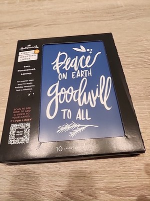 Hallmark Video Greeting Card Christmas Peace on Earth Goodwill All Box 10 