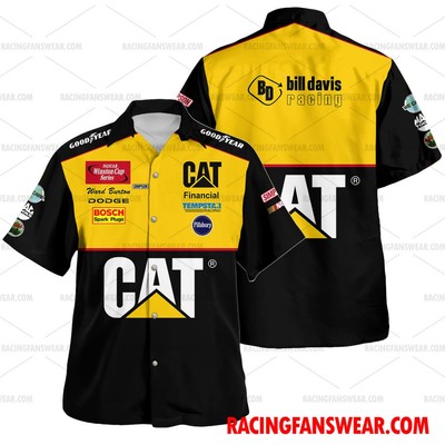 Ward Burton Nascar 2002 Racing Uniform  Hawaiian Shirts