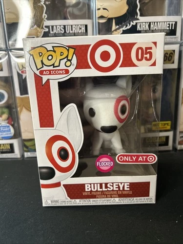 Funko Pop! Vinyl: Ad Icons Bullseye Flocked Target Exclusive #05 With Protector