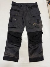 Apache  ATS stretchy work trousers size w38/29l holster pockets grey /wd36