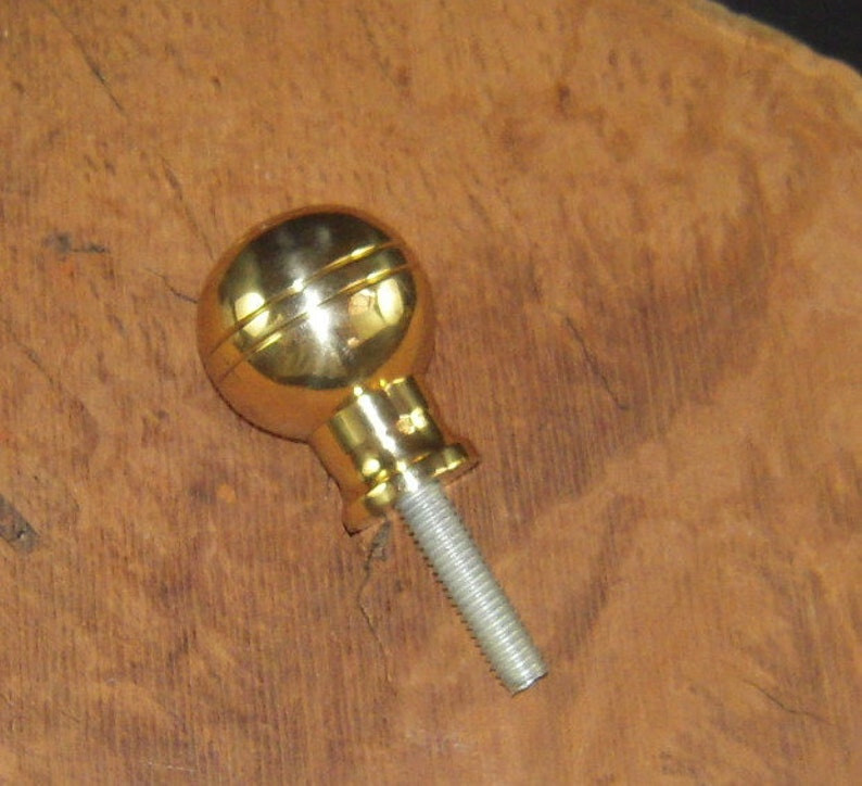 Solid Brass Looking Ball Styled Handle For Walkin… - image 4