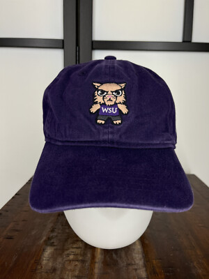Weber State University Hat Cap Strap Back Adult Purple Cotton Zephyr Tokyodachi
