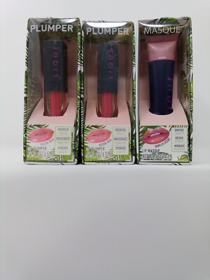 2 x Lique Lip Care Plumping Gloss 'Pillow Talk'  , Lip Masque Vanilla scent (4)