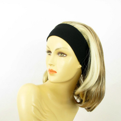 Perruque Bandeau Mi-longue Blond Cuivré Et Chocolat PERUK - Neuf Avec étiquettes