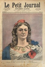 Le Petit Journal 1891 Nouveau Büste Der Repüblique -die Morphinees Von Moreau