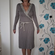 CONTAINER Wickelkleid NEU , Gr. L Braun , Viscose