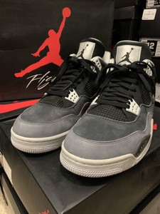 Air Jordan 4 Retro Fear Pack 2013 Size 12 Black White Cool Grey Platinum  Nike | eBay