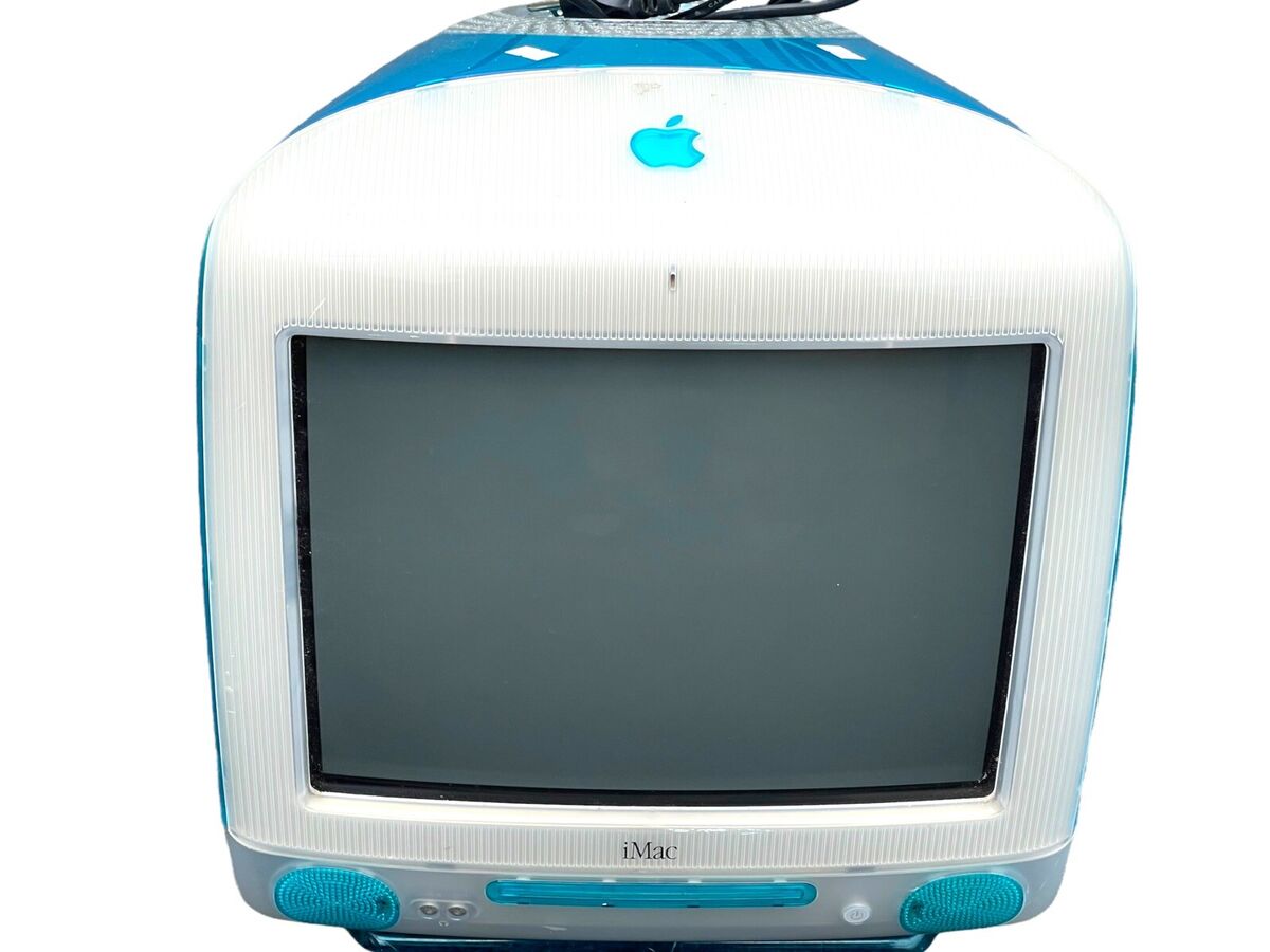 Rare Vintage **Working**1998 Apple iMac G3 Teal 15 Rare Vintage **Working**1998 Apple iMac G3 Teal 15