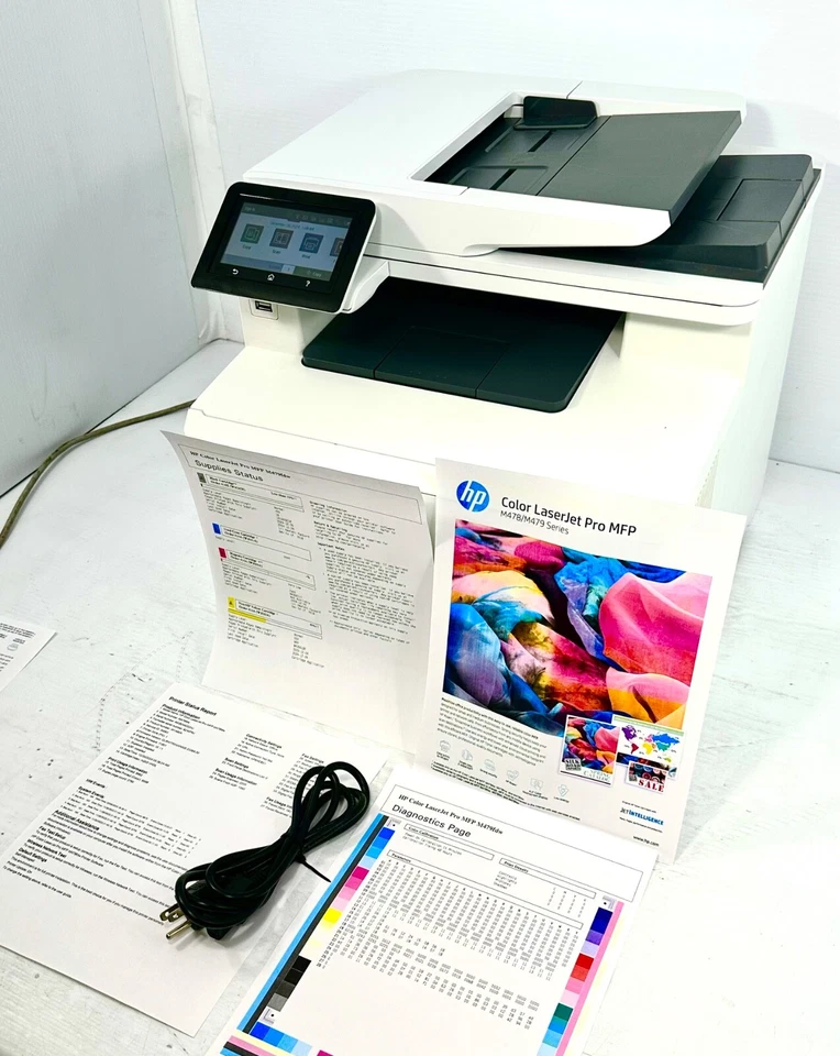 HP LaserJet Pro MFP M479FDW All-in-One Wireless Color Laser Printer, Pg: 10k - Image 2 of 4