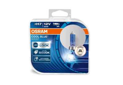 Osram Lampe für Leuchttürme Autos und Motorräder Cool Blue Boost H7/H4 5500K