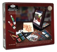 Royal & Langnickel Premier 102 Piece All Media Easel Set, New, Free Shipping Royal & Langnickel Premier 102 Piece All Media Easel Set, New, Free Shipping