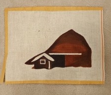 House Vintage Needlepoint Canvas