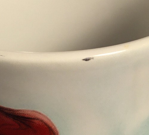 RETIRED Disney Store ART OF ARIEL Little Mermaid Coffee Cup Mug White Inside - Picture 6 of 8