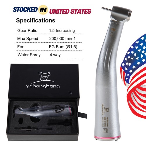 Dental Electric LED Brushless Micro Motor/1:1/1:5 Increasing Handpiece - Picture 12 of 37