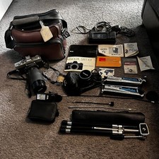 Minolta SRT 101 Vintage Japanese Camera With Accessories