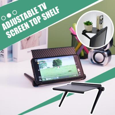 Adjustable Foldable Monitor TV Screen Storage Rack Shelf Desk Home O3Z1 _з  H4L2